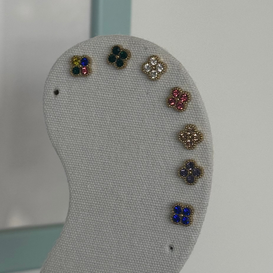 Dahlia stud earrings