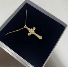 Load image into Gallery viewer, Medium Skinny Cross Necklace
