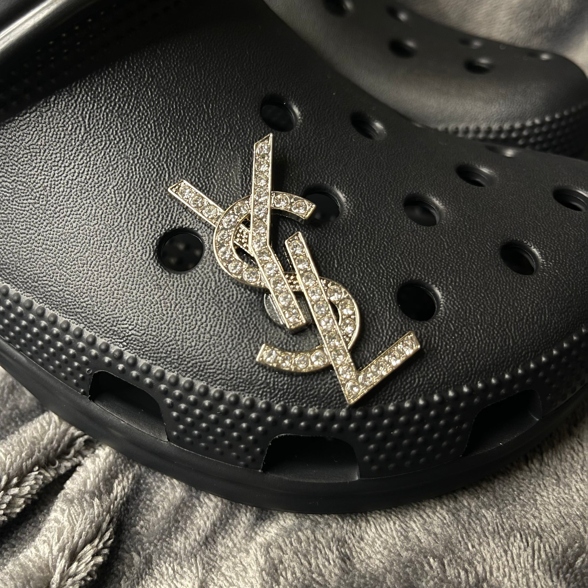 croc charms designer brands lv